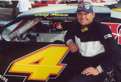 Doug Hamm,driver of the #4 modified.Won the Grand American Modified Championship in 1999.